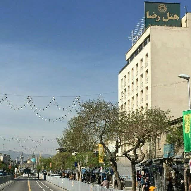 نمای ظاهری هتل رضا 